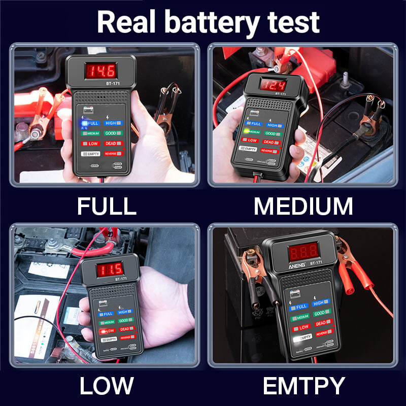 Multi-function Car 12V Battery Tester With Accurate Diagnostics