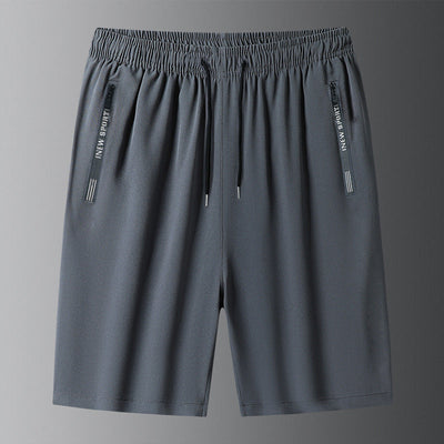 Unisex Ice Silk Quick Drying Stretch Shorts For Active Wear