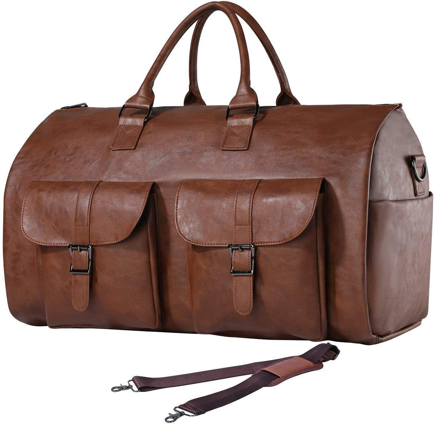 Convertible Duffle Garment Bag With Multiple Storage Compartments