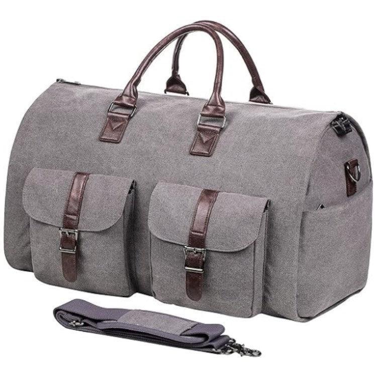 Convertible Duffle Garment Bag With Multiple Storage Compartments