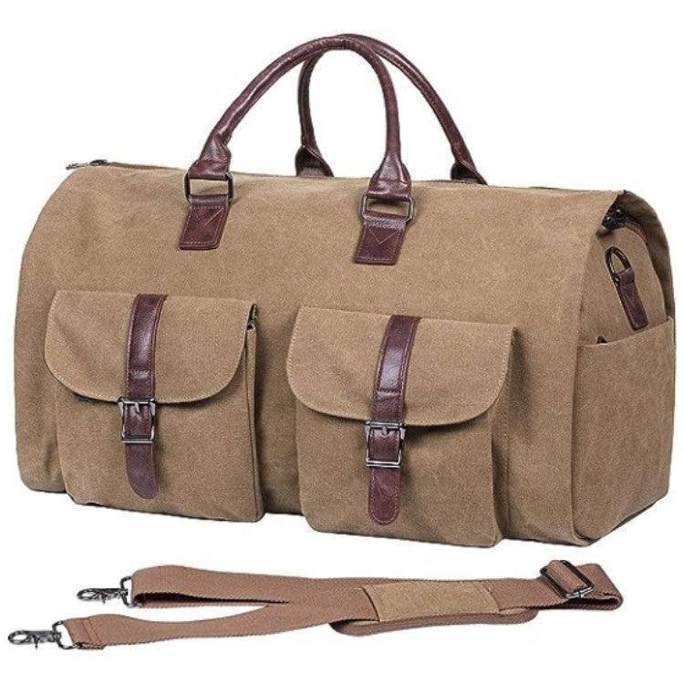 Convertible Duffle Garment Bag With Multiple Storage Compartments