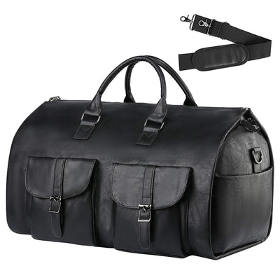 Convertible Duffle Garment Bag With Multiple Storage Compartments