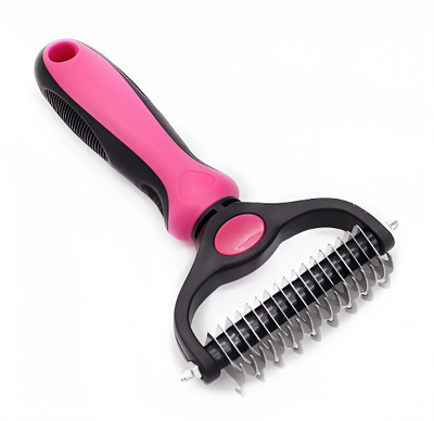 Pet Deshedding Brush For Effective Fur Removal And Grooming