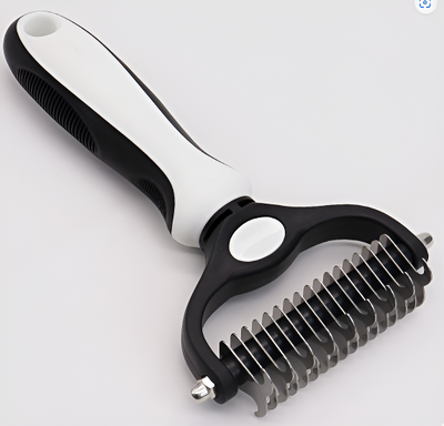 Pet Deshedding Brush For Effective Fur Removal And Grooming