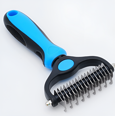 Pet Deshedding Brush For Effective Fur Removal And Grooming
