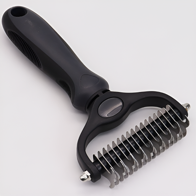 Pet Deshedding Brush For Effective Fur Removal And Grooming