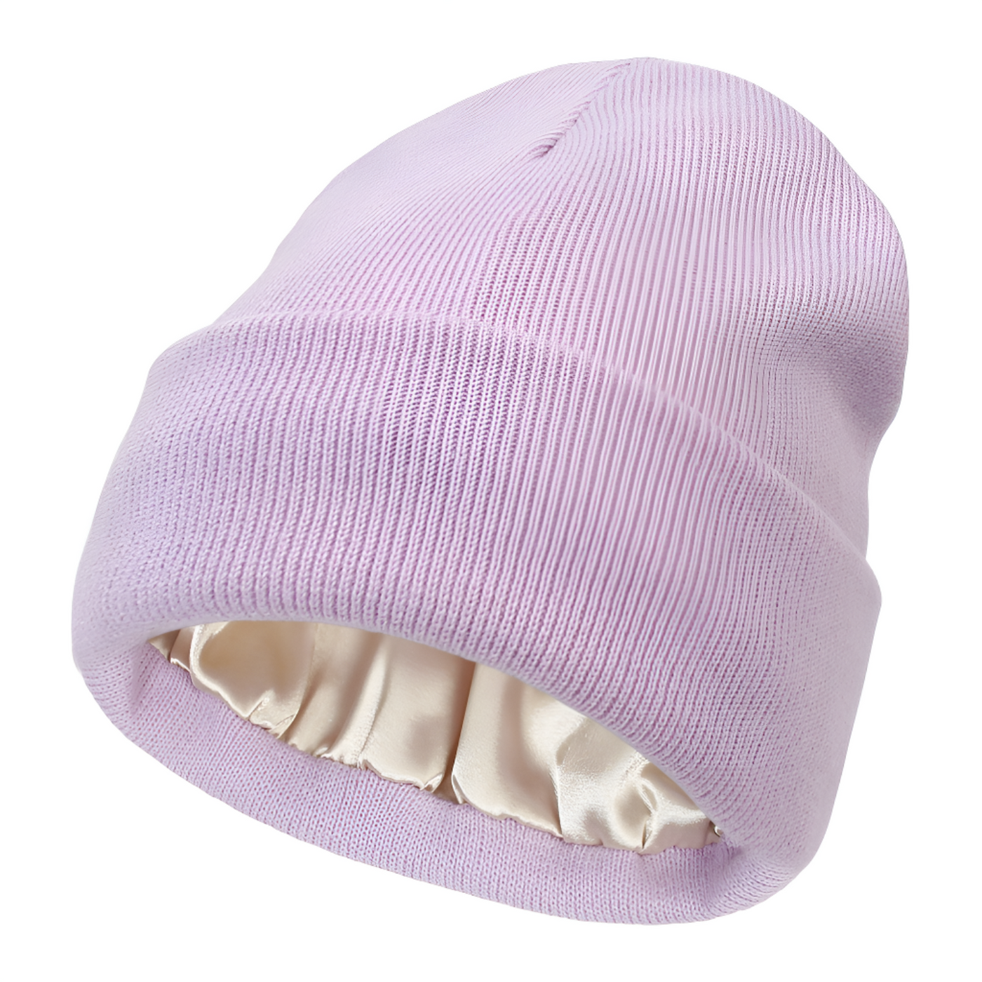 Anti-Frizz Beanie With Comfortable Silk Lining For Smooth Hair