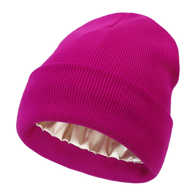 Anti-Frizz Beanie With Comfortable Silk Lining For Smooth Hair