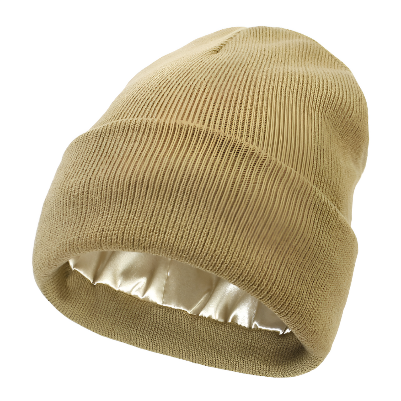 Anti-Frizz Beanie With Comfortable Silk Lining For Smooth Hair