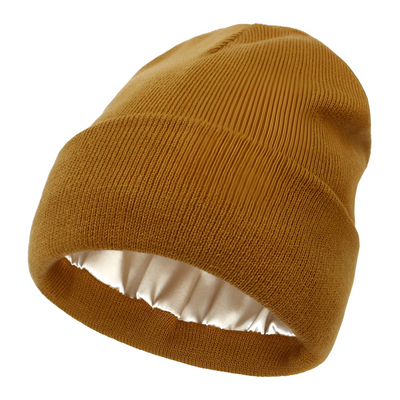 Anti-Frizz Beanie With Comfortable Silk Lining For Smooth Hair