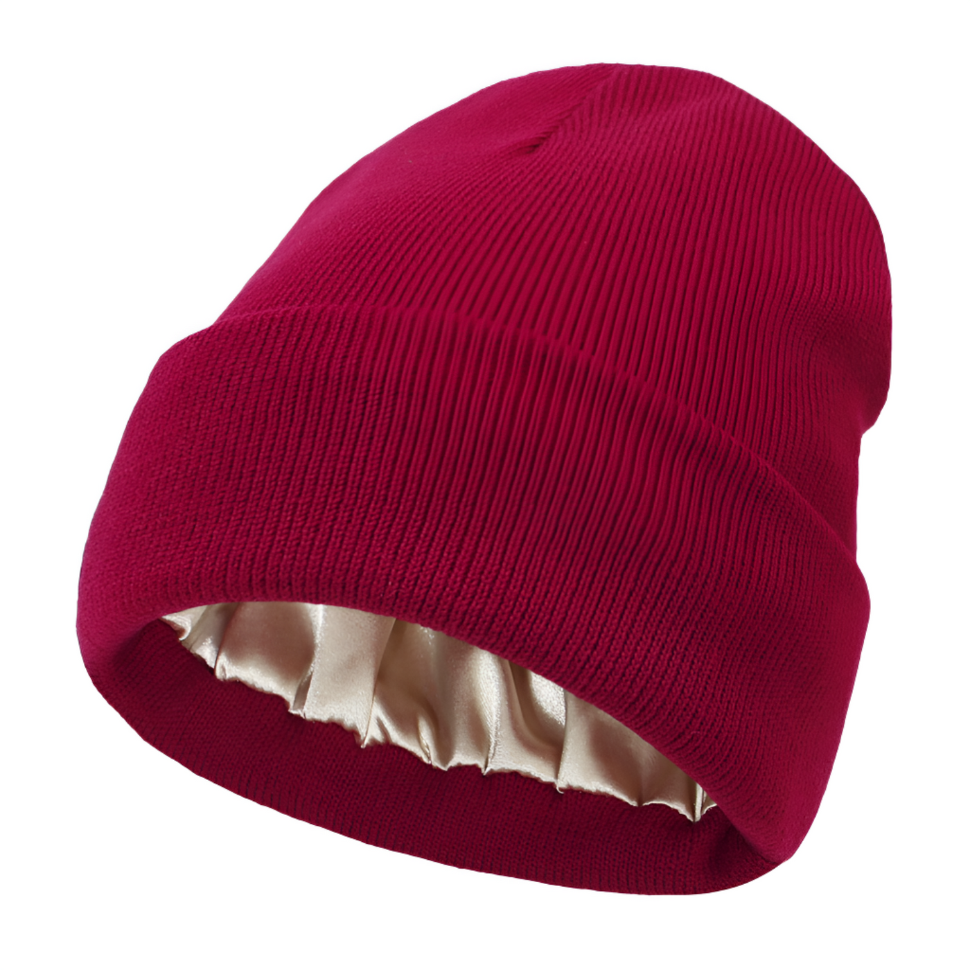 Anti-Frizz Beanie With Comfortable Silk Lining For Smooth Hair