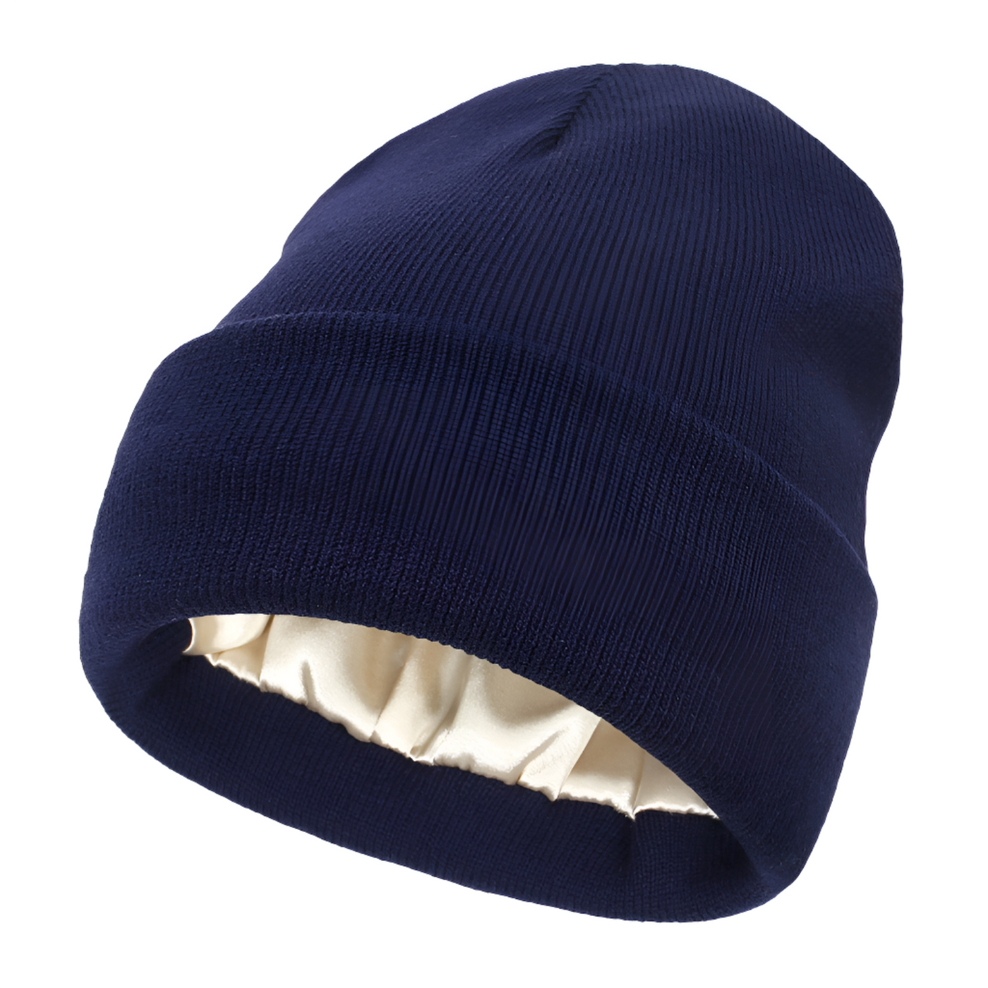 Anti-Frizz Beanie With Comfortable Silk Lining For Smooth Hair