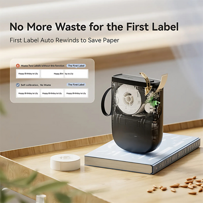 Bluetooth Label Printer Portable Wireless Thermal Printer Compact