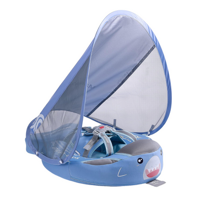 Baby Pool Float With Sun Canopy For Infant Safety And Comfort