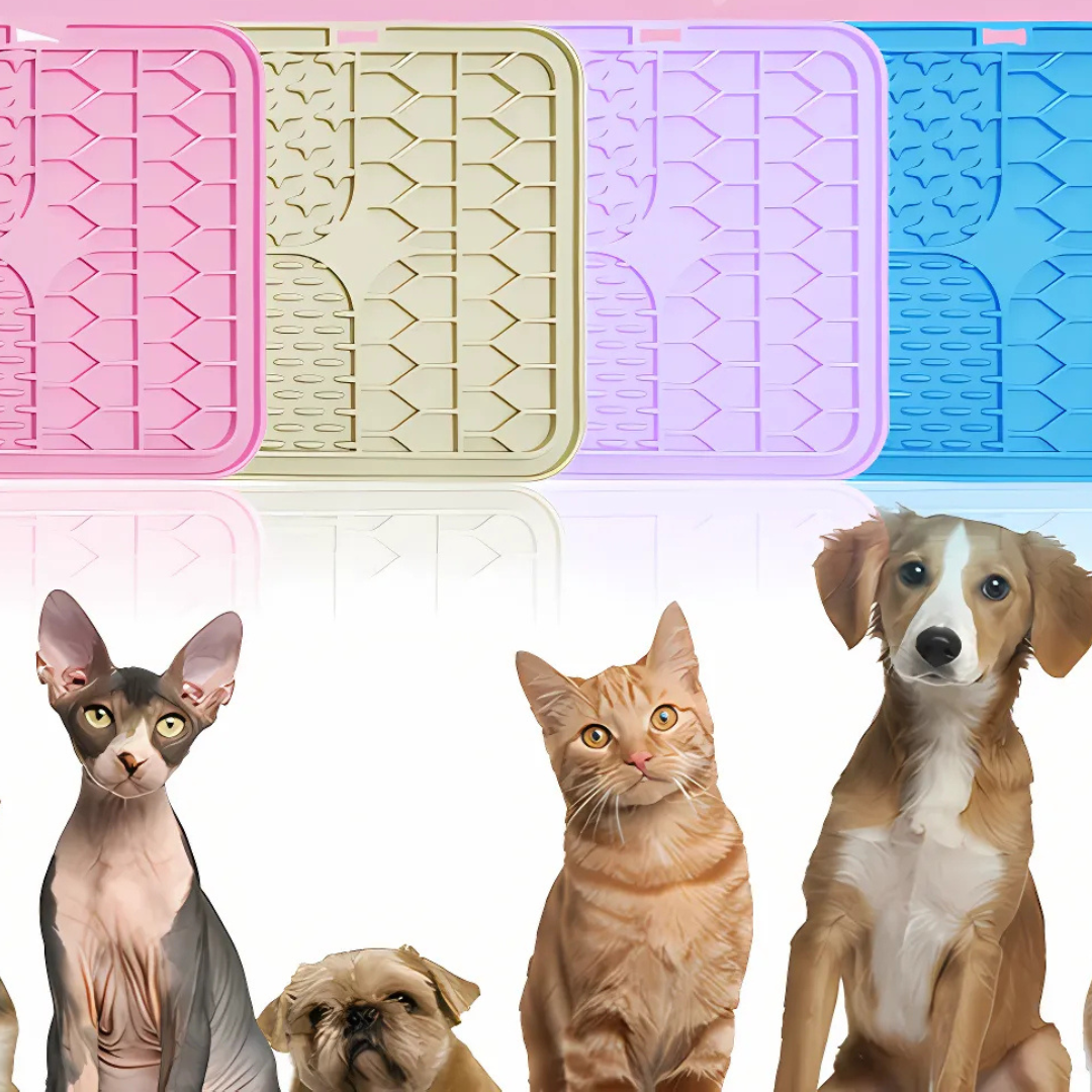 Dog Lick Mat For Dogs And Cats Food Treats Slow Feeder
