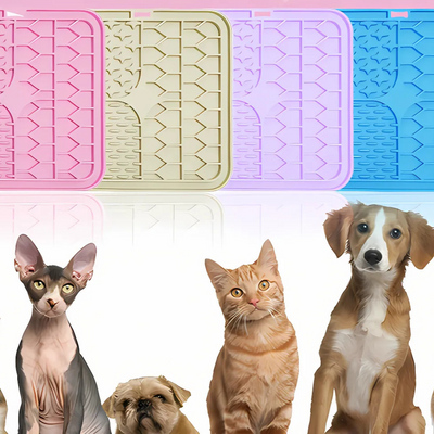 Dog Lick Mat For Dogs And Cats Food Treats Slow Feeder