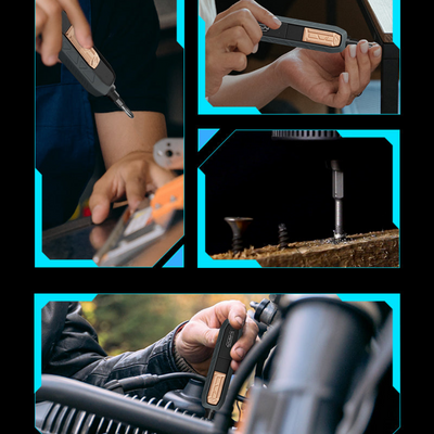 Cordless Electric Screwdriver Set With Rechargeable Battery And Accessories