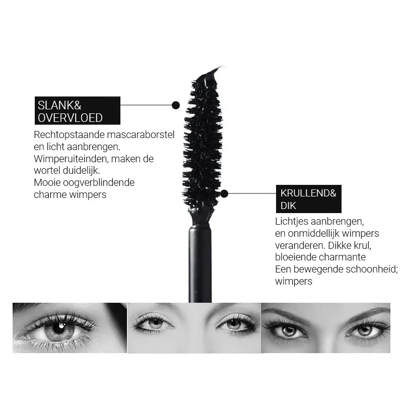 4D Mascara Long Thick Curl Duo Lash Enhancer Set