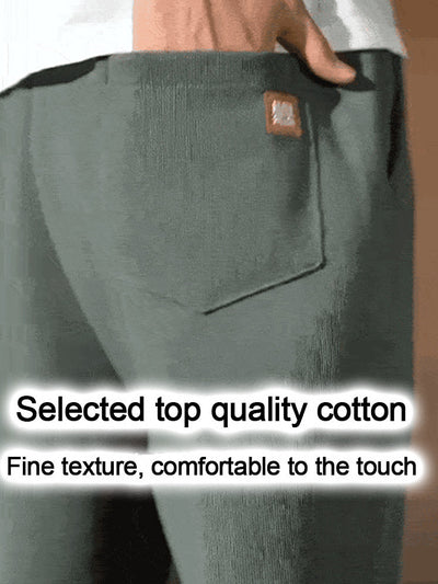Men's Stretch Pants Super Elastic Comfortable Fit Casual Wear