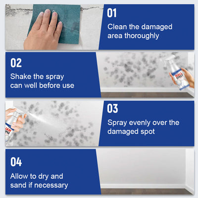 Magic Wall Repair Spray Set Effective Crack Fixer Solution