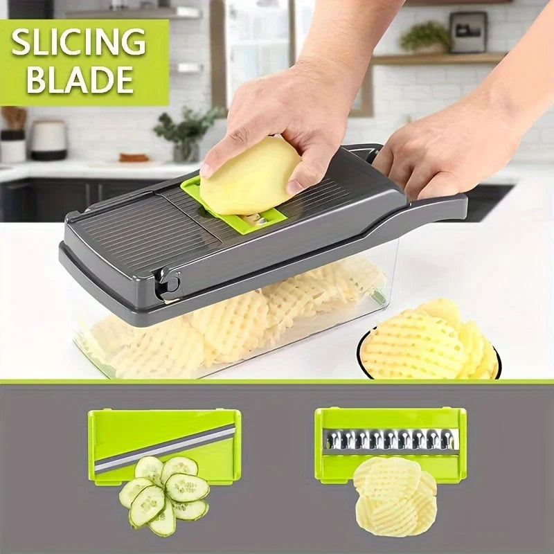 QuickSlice Multi-Functional Vegetable Cutter For Easy Kitchen Prep