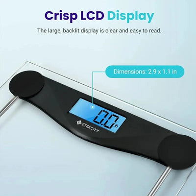 Etekcity Digital Body Weight Bathroom Scale Large Blue Display