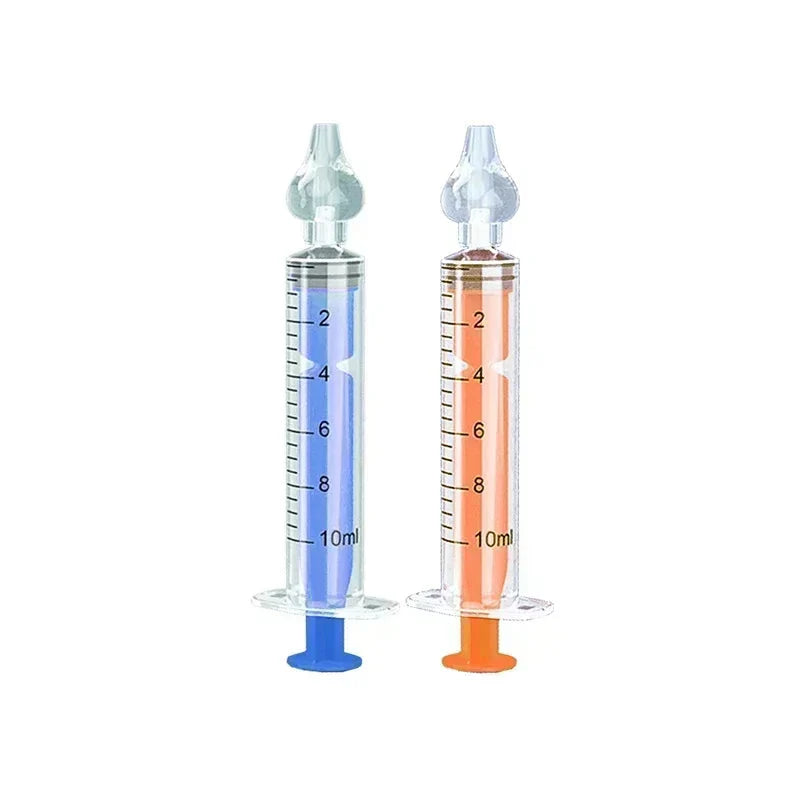 Baby Nasal Aspirator Silicone Nose Cleaner Syringe For Kids