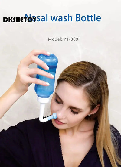 Nasal Irrigator Waterpulse Nose Wash Rinse Bottle For Allergies