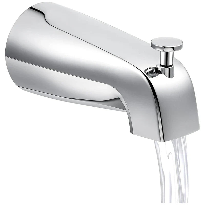 Bathroom Tub Spout 5 1/4 Inch Reach Wall Mount With Shower
