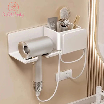 Hair Dryer Holder Wall Mount Stand For Bathroom Accessories