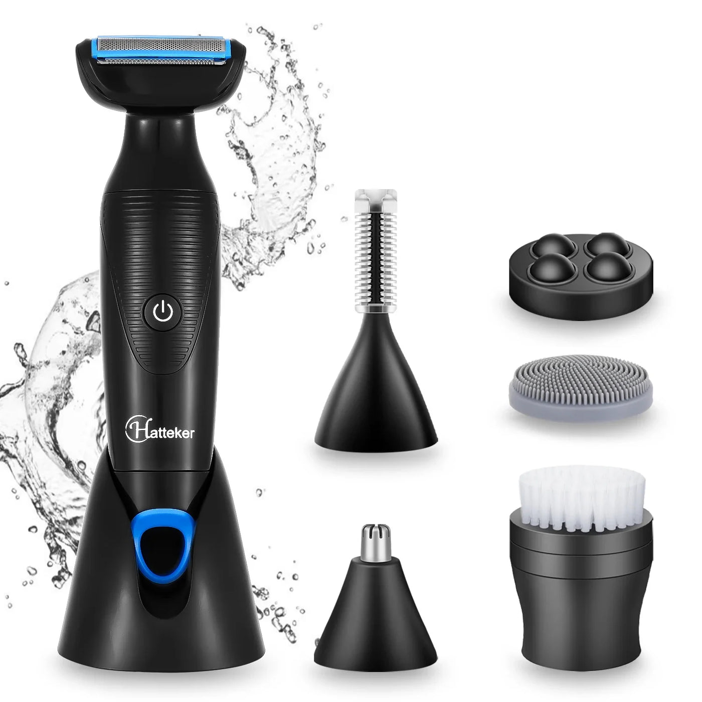 6 In 1 Men's Hair Trimmer Eyebrow Nose Ear Sideburns Grooming Kit