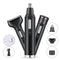 Ear And Nose Hair Trimmer With Eyebrow And Facial Hair Removal For Men