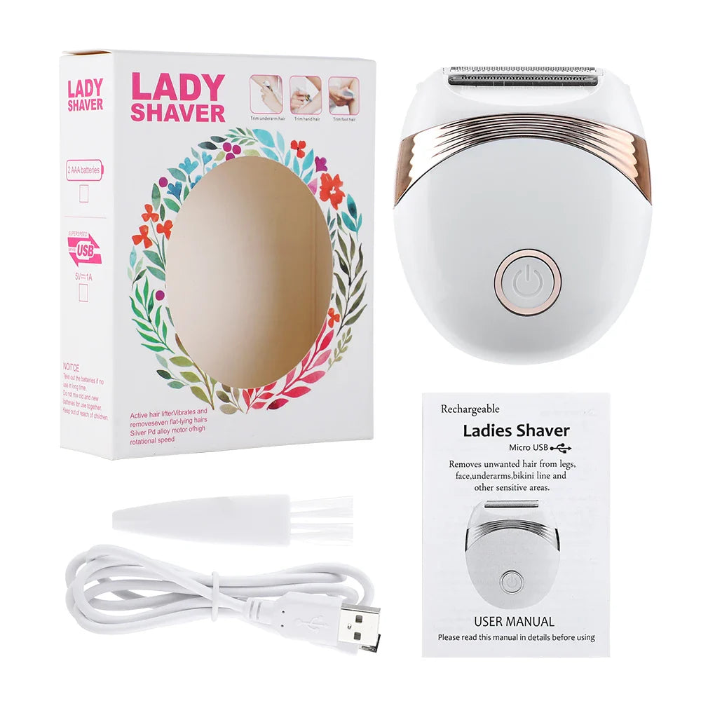 Electric Hair Removal Device For Face Leg Body Safe Trimmer