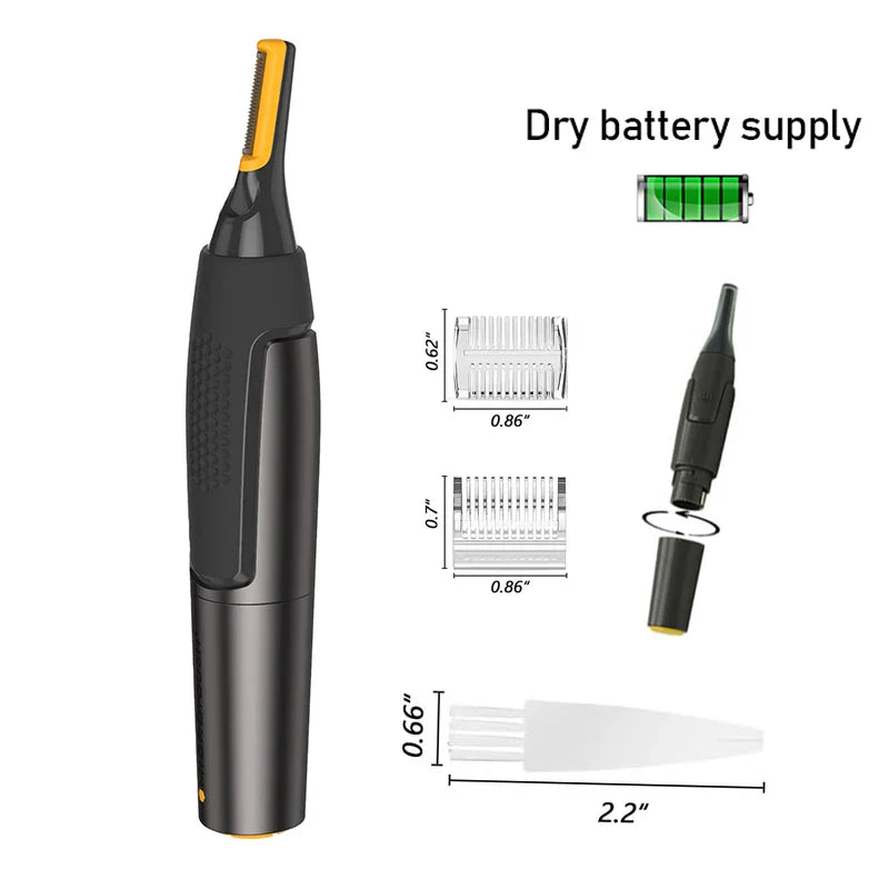 Electric Eyebrow Trimmer Washable Multifunction Facial Hair Razor