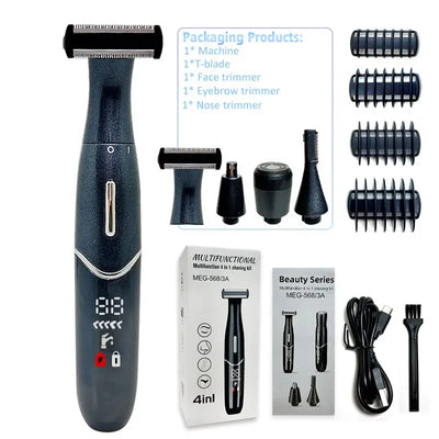 6 In 1 Female Electric Epilator For Body And Face Use