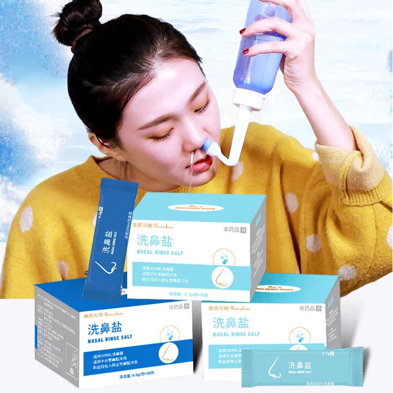 50PCS Nasal Wash Salt For Nose Irrigator And Cavity Care