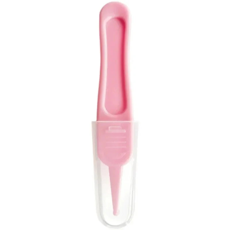 Baby Safety Tweezers Plastic For Nose And Ear Cleaning Care