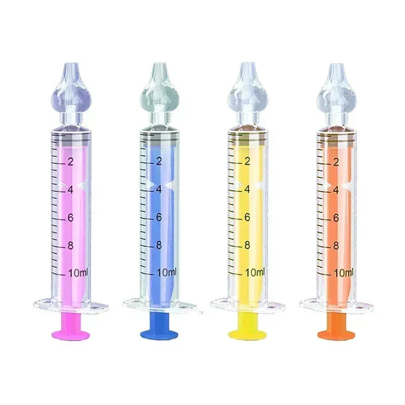 Baby Nasal Aspirator Silicone Nose Cleaner Syringe For Kids