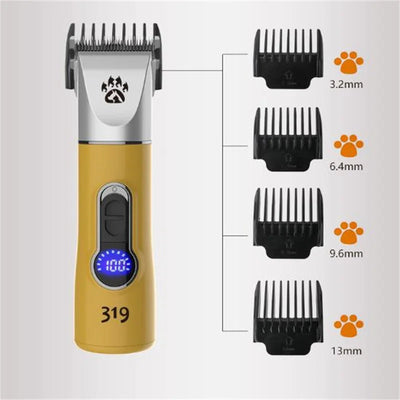 Cordless Dog Grooming Clipper Rechargeable Quiet Pet Trimmer