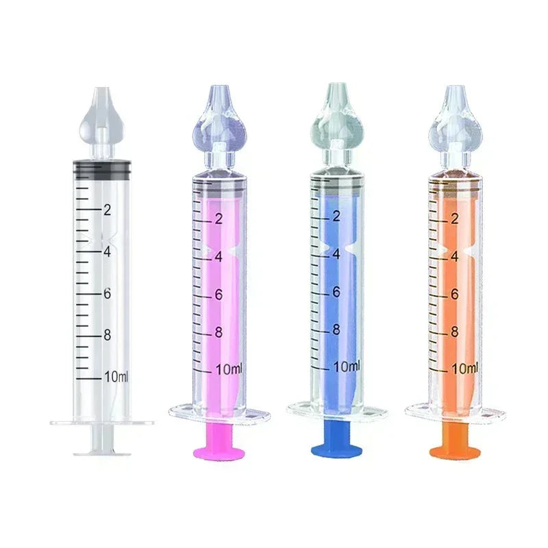 Baby Nasal Aspirator Silicone Nose Cleaner Syringe For Kids