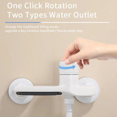 Bathroom Tub Faucet Single Handle Waterfall Spout Mixer With Hand Shower