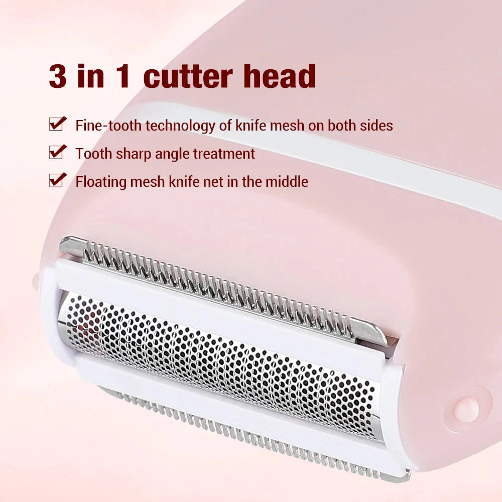 Portable Electric Body Shaver Rechargeable Hair Removal For Women