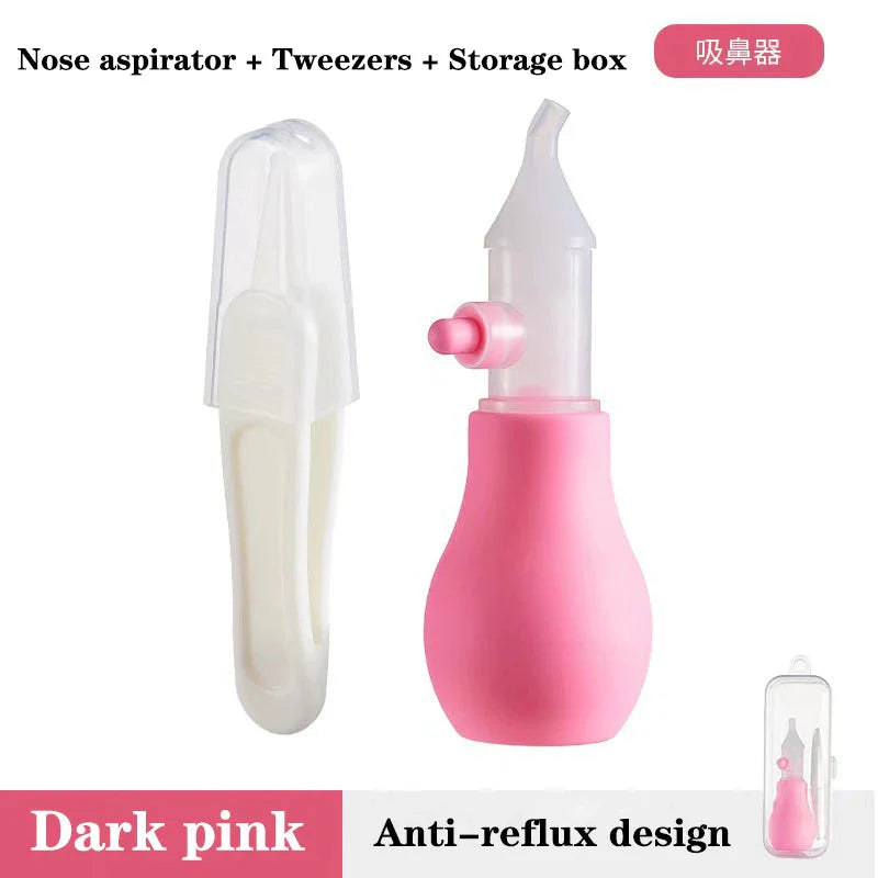 Baby Nasal Aspirator Infant Nose Cleaner Rhinitis Irrigator Syringe