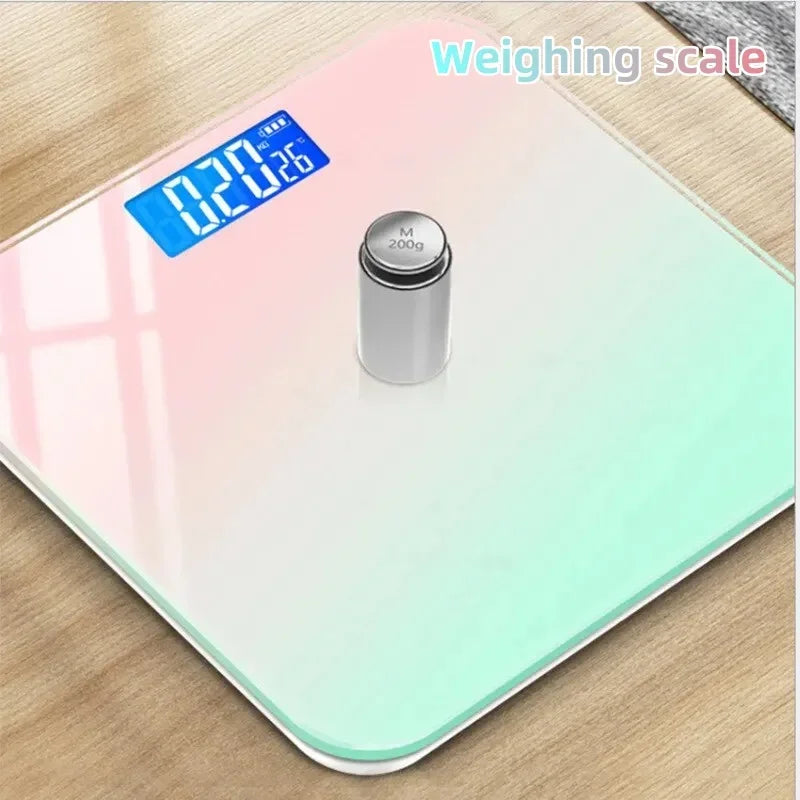 Smart Bathroom Scale Digital LCD Electronic Body Weight Monitor