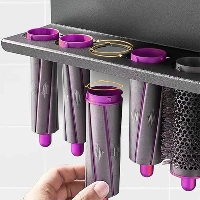Wall Mounted Hair Dryer Holder Stand For Dyson Airwrap Dryer