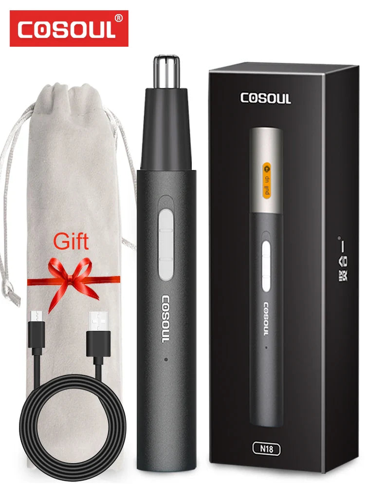 Electric Nose Hair Trimmer Rechargeable Grooming Tool For Men