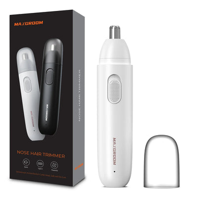 Nose Hair Trimmer For Men Rechargeable 360 Rotating Dual-Blade Shaver