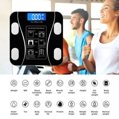 Body Fat Scale Wireless Digital Bathroom Weight Composition Monitor