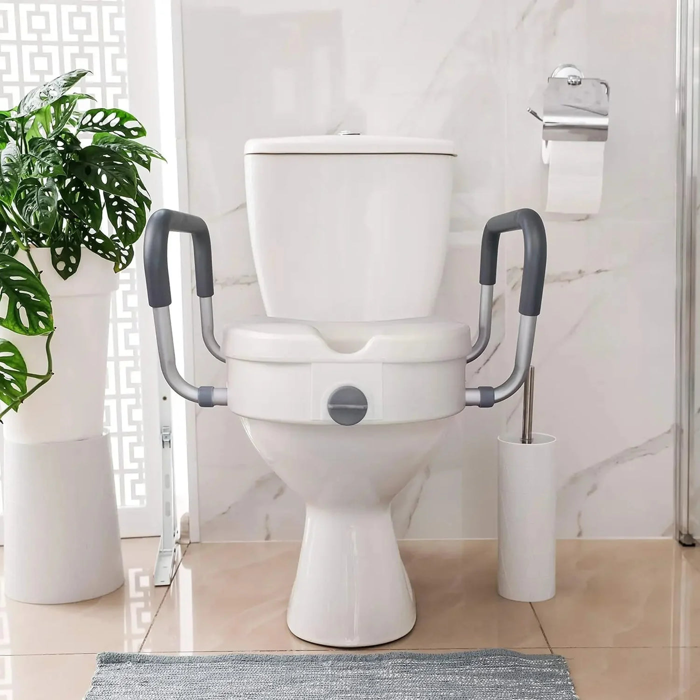 Elevated Toilet Seat Cushion Raised Booster For Comfort And Safety