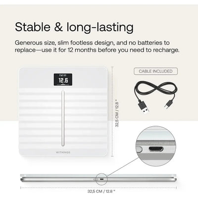 Digital Bathroom Scale Accurate Body Weight Monitor For Home Use
